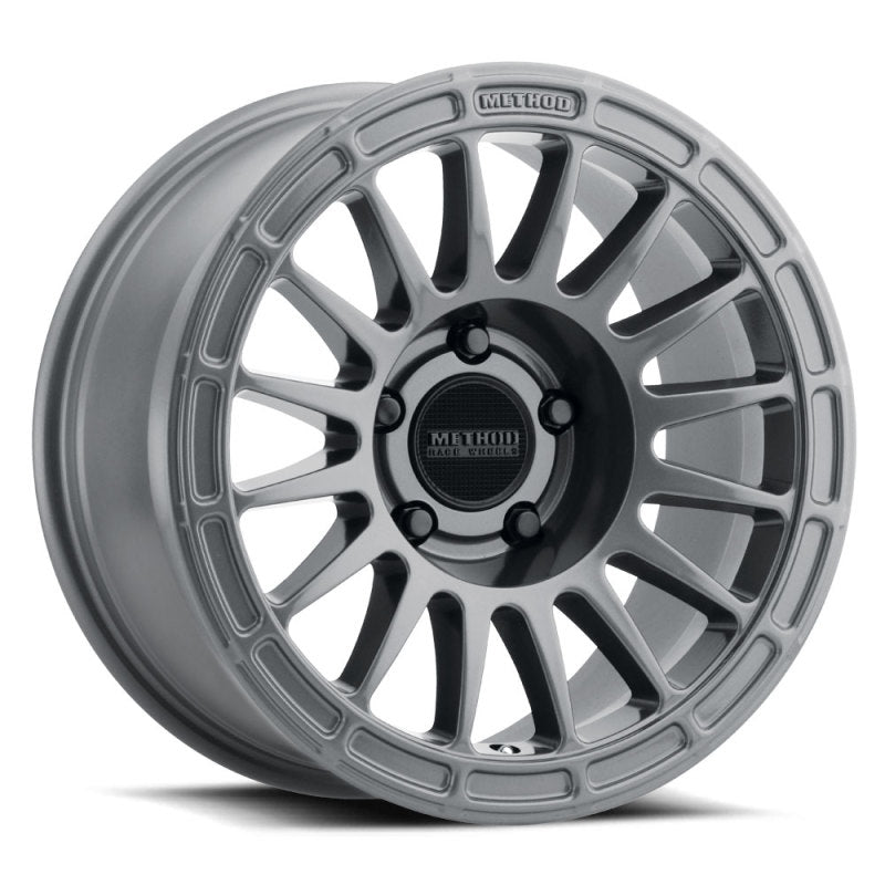 Method MR314 17x8.5 0mm Offset 5x150 110.5mm CB Gloss Titanium Wheel - DTX Performance