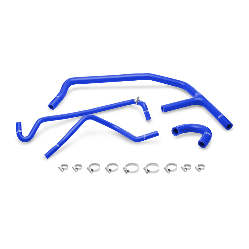 Mishimoto 15+ Ford Mustang EcoBoost Blue Silicone Ancillary Hose Kit - DTX Performance