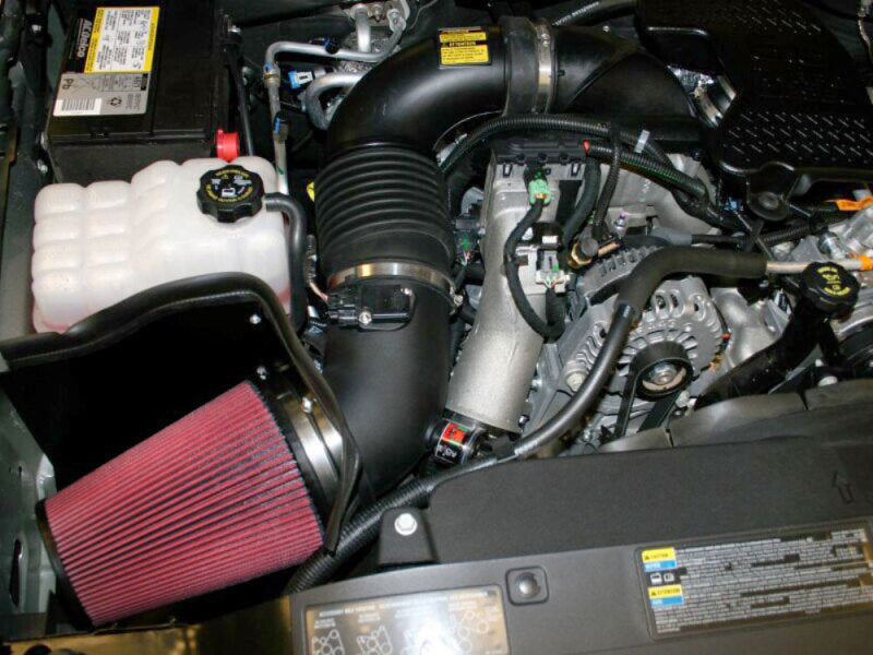 Airaid 06-07 Chevy Duramax Classic (w/ High Hood) CAD Intake System w/o Tube (Dry / Red Media) - DTX Performance