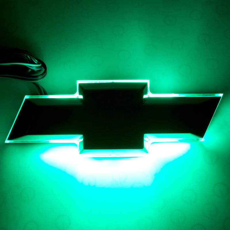 Oracle Illuminated Bowtie - Silver Ice Metallic - Dual Intensity - Green - DTX Performance