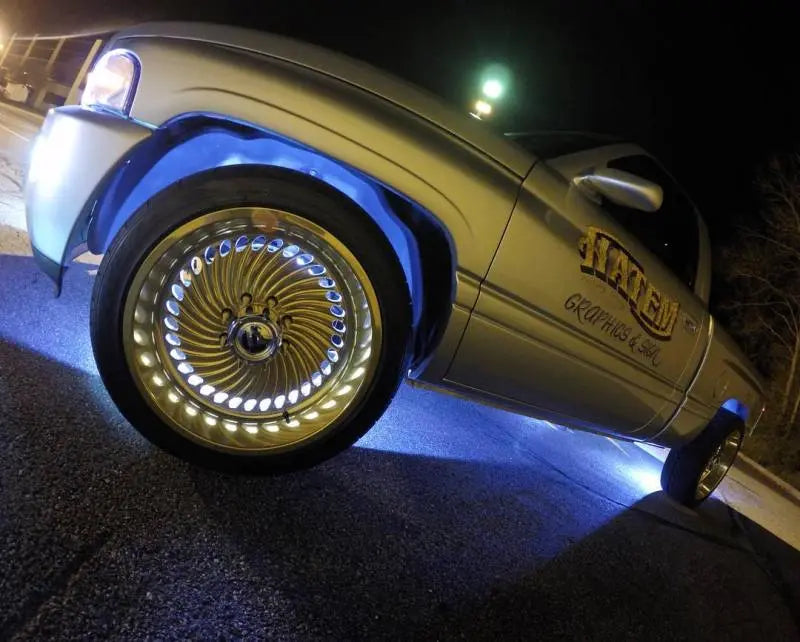 Oracle LED Illuminated Wheel Rings - White - DTX Performance