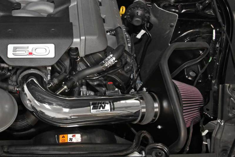 K&N 2015 Ford Mustang GT 5.0L V8 Typhoon Intake Kit - DTX Performance