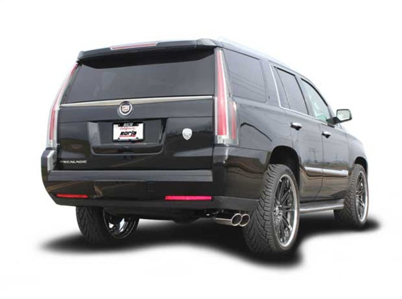 Borla Touring Cat Back 15-16 GMC Denali 6.2L V8 2.75in, 2.25in Dual Same Side Exit 4in Tips Exhaust - DTX Performance