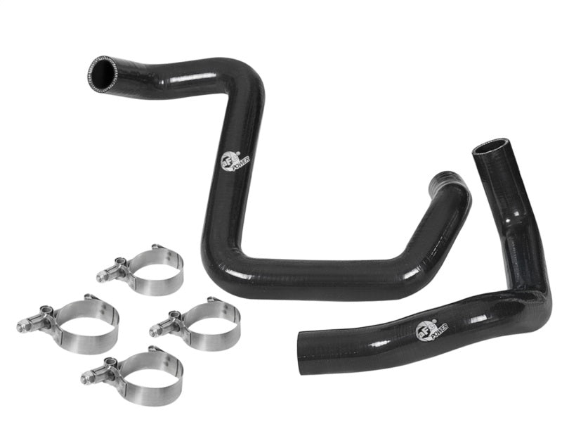 aFe BladeRunner Silicone Radiator Hose Kit 12-18 Jeep Wrangler (JK) V6 3.6L - Black - DTX Performance