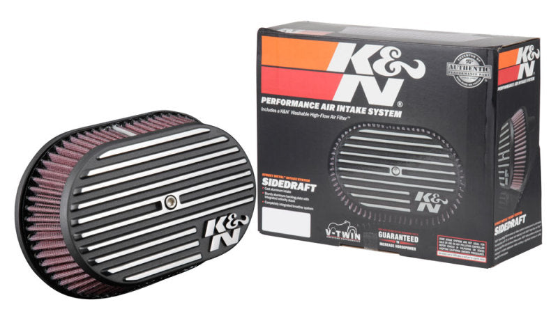 K&N Street Metal Intake System 2017 Harley Davidson Shaker Black H/D Touring Models - DTX Performance