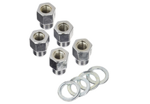 Load image into Gallery viewer, Weld Open End Lug Nuts w/Centered Washers 1/2in. RH - 5pk. - DTX Performance