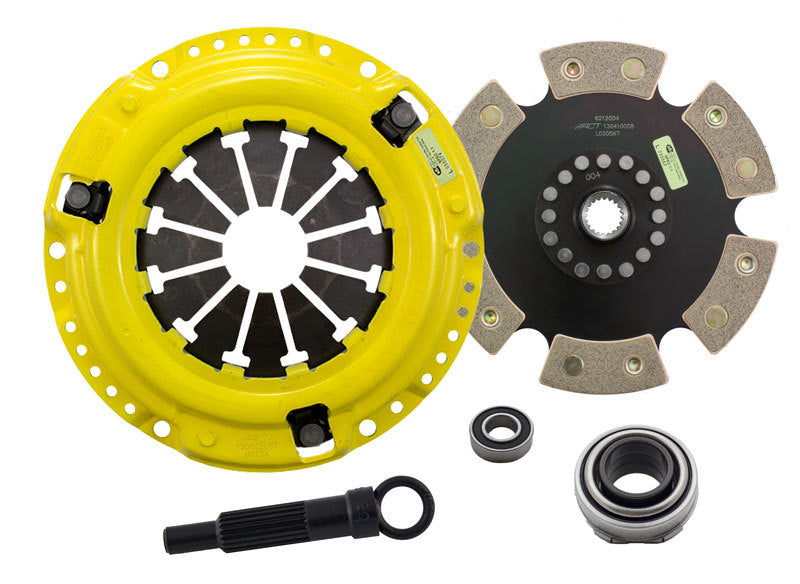 ACT 1990 Honda Civic XT/Race Rigid 6 Pad Clutch Kit - DTX Performance