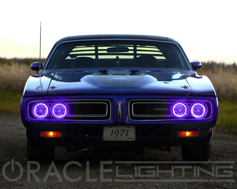 Oracle Pre-Installed Lights 5.75 IN. Sealed Beam - ColorSHIFT Halo - DTX Performance