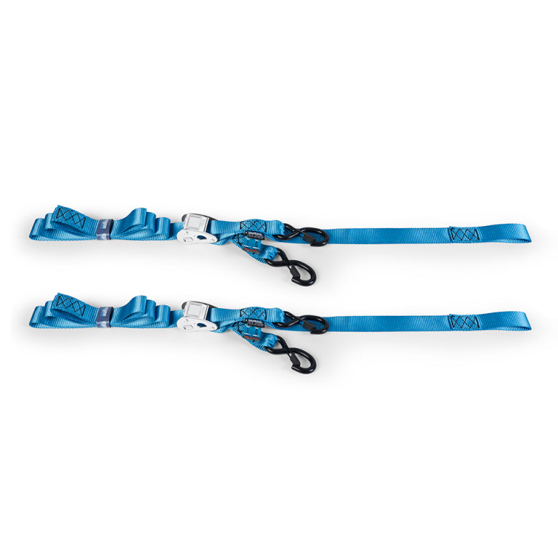 Mishimoto Cam Buckle Tie-Down Kit (2-Pack) Blue - DTX Performance