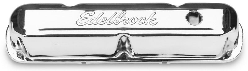 Edelbrock Valve Cover Signature Series Chrysler 1965-1991 318-340-360 CI V8 Chrome - DTX Performance