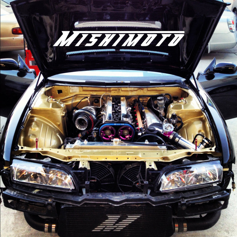 Mishimoto Universal Silver R Line Intercooler Overall Size: 31x12x4 Core Size: 24x12x4 Inlet / Outle - DTX Performance