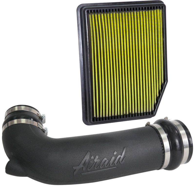 Airaid 19-20 Chevrolet Silverado 1500 V6-4.3L Jr Intake Kit - Oiled / Yellow Media - DTX Performance