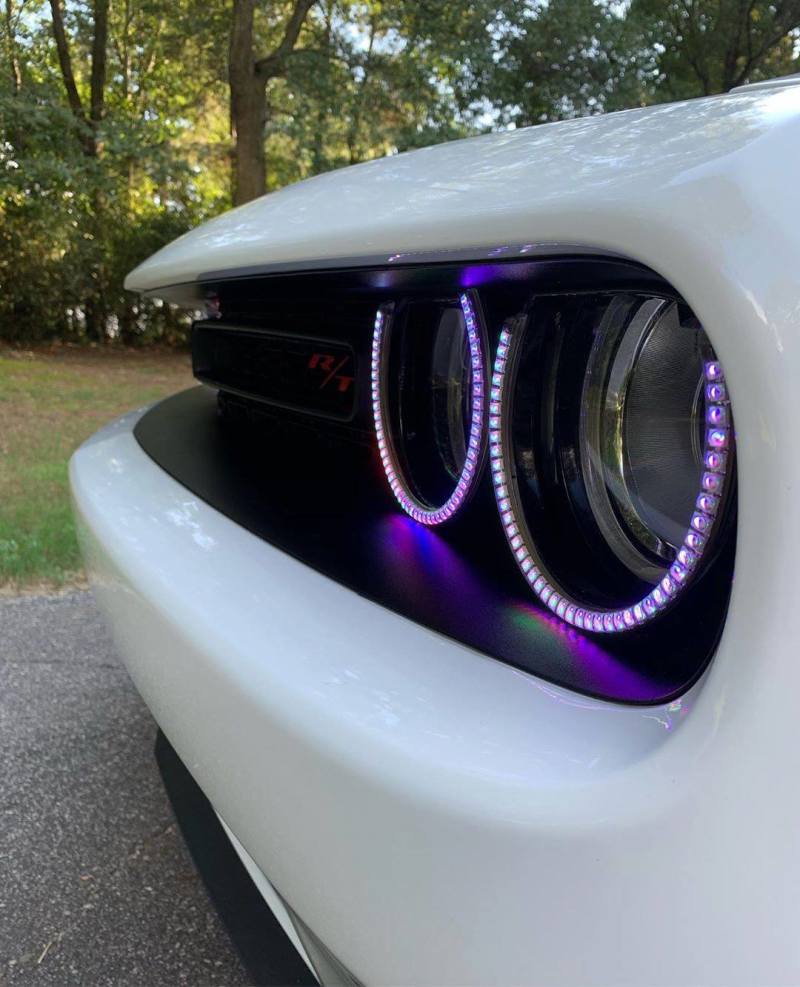 Oracle 15-21 Dodge Challenger Dynamic Surface Mount Headlight Halo Kit - ColorSHIFT - Dynamic - DTX Performance