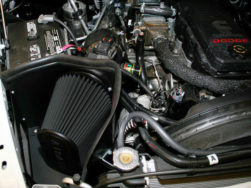 Airaid 07-09 Dodge Ram Cummins DSL 6.7L CAD Intake System w/ Tube (Dry / Black Media) - DTX Performance