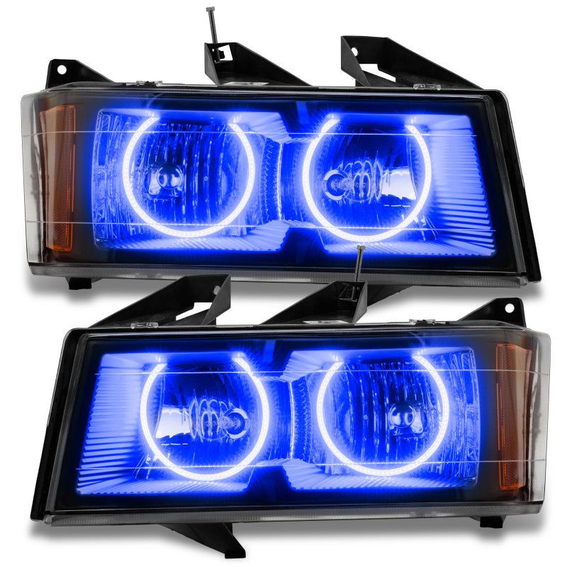 Oracle Lighting 04-12 Chevrolet Colorado Pre-Assembled LED Halo Headlights -Blue - DTX Performance