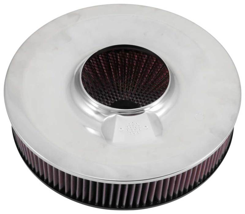 K&N X-Stream Top Assembly 14in OD 5.125in Neck Flange 4.62in H w/Vent - DTX Performance