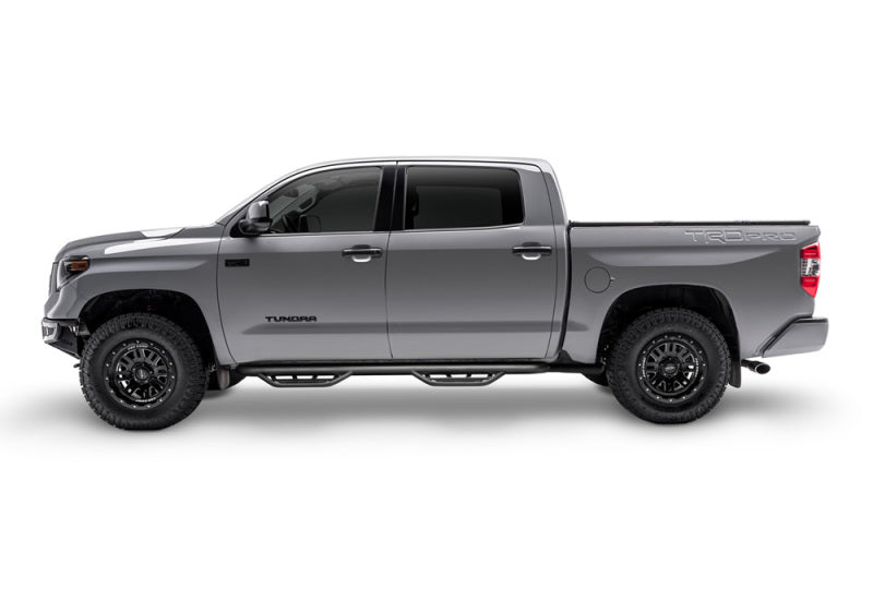 N-Fab Podium LG 2019 Dodge Ram 2500/3500 Crew Cab All Beds Gas/Diesel - Tex. Black - 3in - DTX Performance