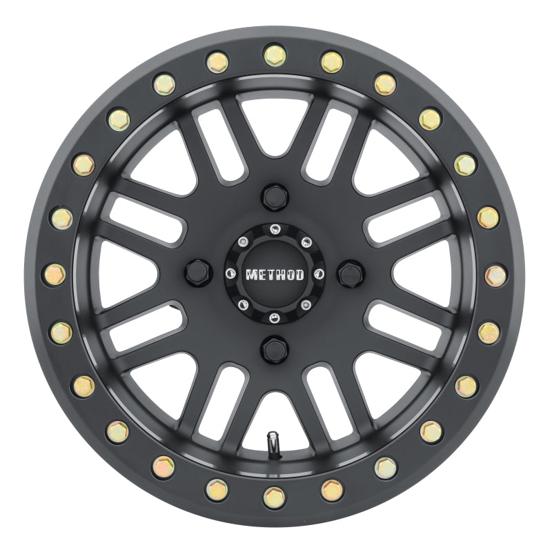 Method MR406 UTV Beadlock 14x10 / 5+5/-2mm Offset / 4x156 / 132mm CB Matte Black Wheel - DTX Performance