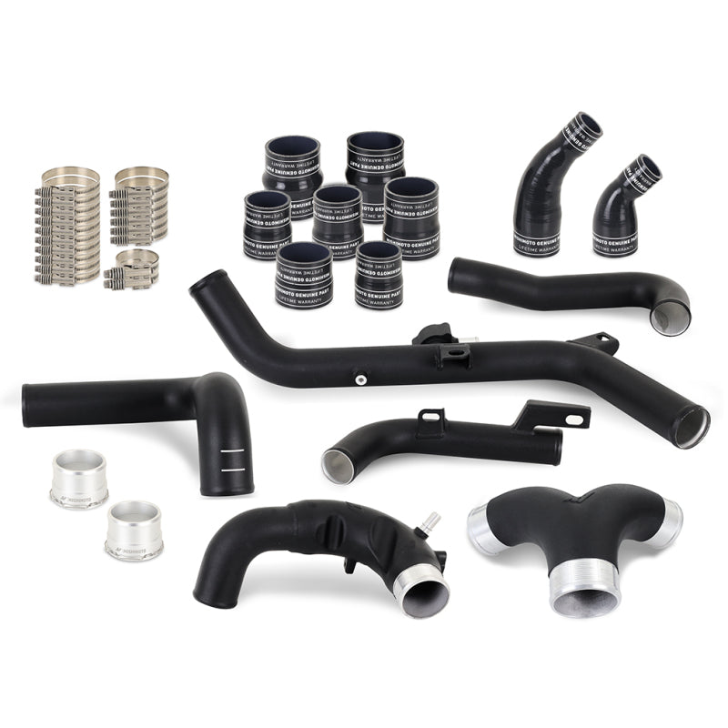 Mishimoto 21+ Bronco 2.7 Stock Location INT Kit MWBK Pipes BK Cooler - DTX Performance