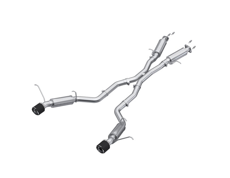 MBRP 2012+ Jeep Grand Cherokee SRT 6.4L 3in Dual Rear Exit T304SS Catback Exhaust - CF Tips - DTX Performance