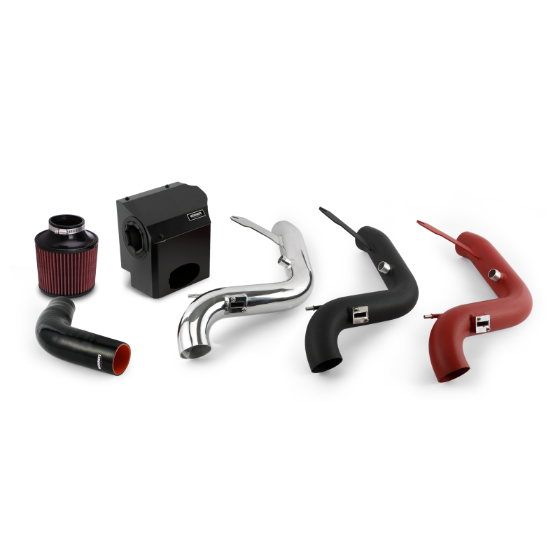 Mishimoto 14-15 Ford Fiesta ST 1.6L Performance Air Intake Kit - Wrinkle Red - DTX Performance