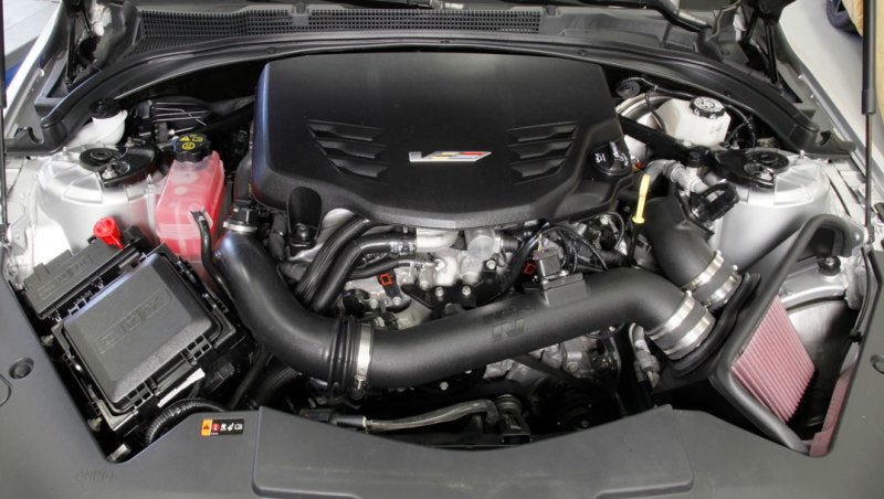 K&N 16-17 Cadillac ATS-V 3.6L V6 Twin Turbo Performance Intake Kit - DTX Performance