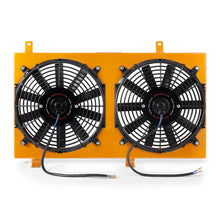 Load image into Gallery viewer, Mishimoto 04-08 Mazda RX8 Aluminum Fan Shroud Gold - DTX Performance