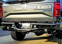 Load image into Gallery viewer, N-Fab RB-H Rear Bumper 17-18 Ford Raptor - Gloss Black - 1pc 1.75in Tubing - DTX Performance