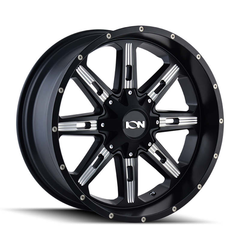 ION Type 184 20x9 / 6x135 BP / 0mm Offset / 106mm Hub Satin Black/Milled Spokes Wheel - DTX Performance