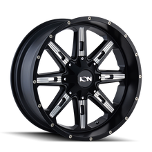 Load image into Gallery viewer, ION Type 184 20x9 / 6x135 BP / 0mm Offset / 106mm Hub Satin Black/Milled Spokes Wheel - DTX Performance