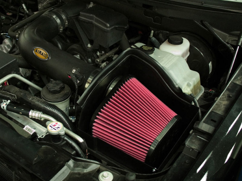 Airaid 2010 Ford F-150 Raptor 5.4L CAD Intake System w/ Tube (Dry / Red Media) - DTX Performance