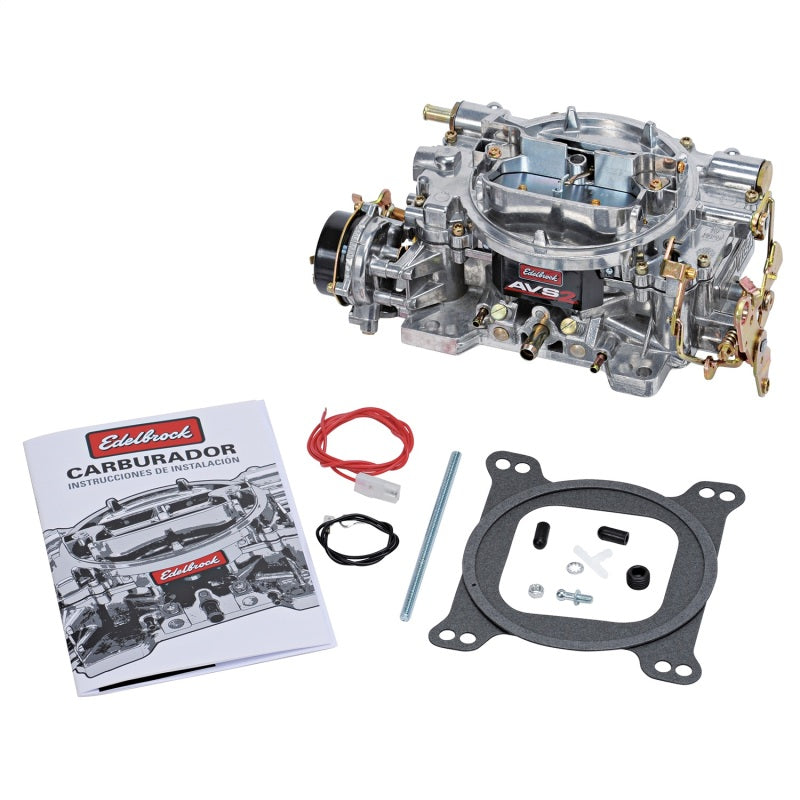 Edelbrock AVS2 500 CFM Carburetor w/Electric Choke Satin Finish (Non-EGR) - DTX Performance