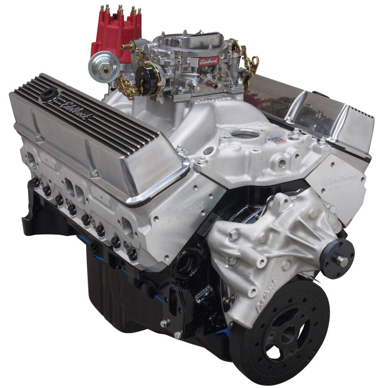 Edelbrock Crate Engine Edelbrock 9 0 1 Performer E-Tec w/ Long Water Pump As Cast - DTX Performance