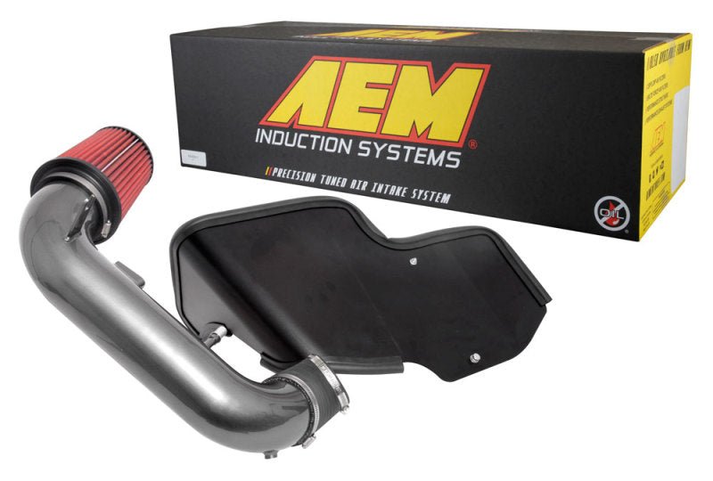 AEM 2018 Ford Mustang V8-5.0L F/I Gunmetal Gray Cold Air Intake - DTX Performance