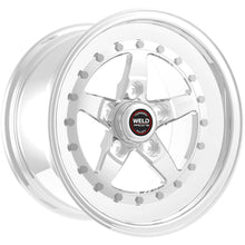 Load image into Gallery viewer, Weld Weldstar 15x8 / 5x4.75 BP / 4.5in. BS Polished Wheel - Non-Beadlock - DTX Performance