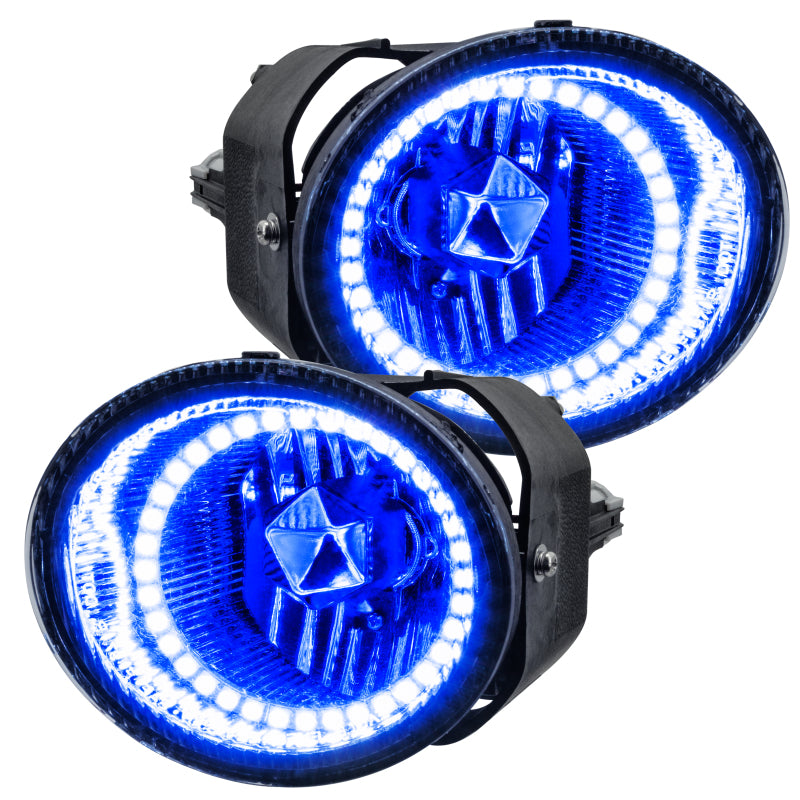 Oracle Lighting 01-02 Nissan Frontier Pre-Assembled LED Halo Fog Lights -Blue - DTX Performance