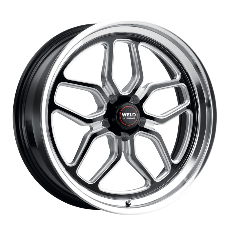 Weld S107 22X10.5 Laguna 5X120.7 ET13 BS6.25 Gloss Black MIL Dia 78.1 - DTX Performance