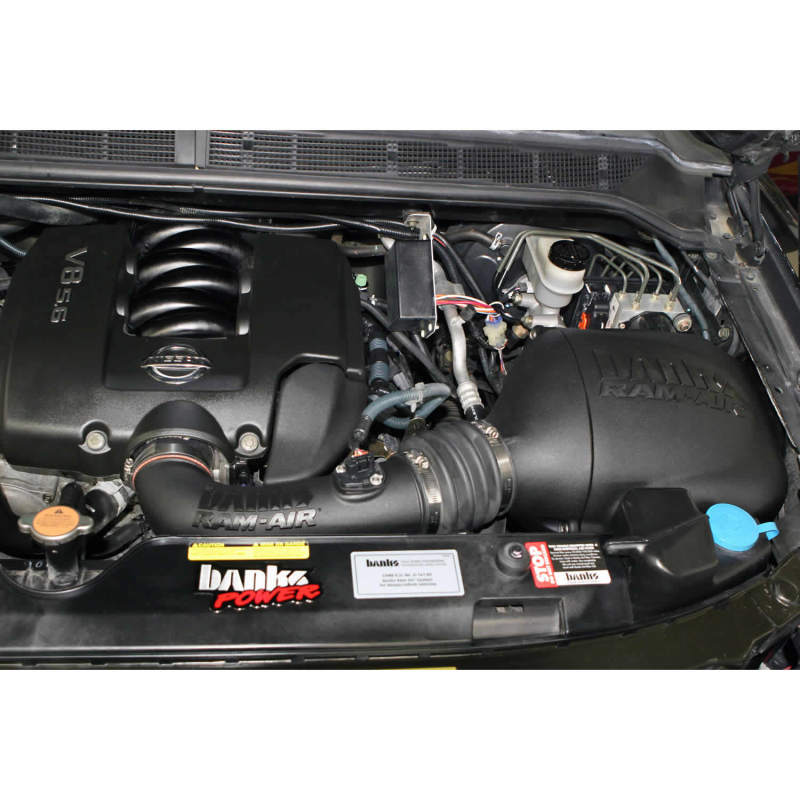 Banks Power 04-14 Nissan 5.6L Titan Ram-Air Intake System - Dry Filter - DTX Performance