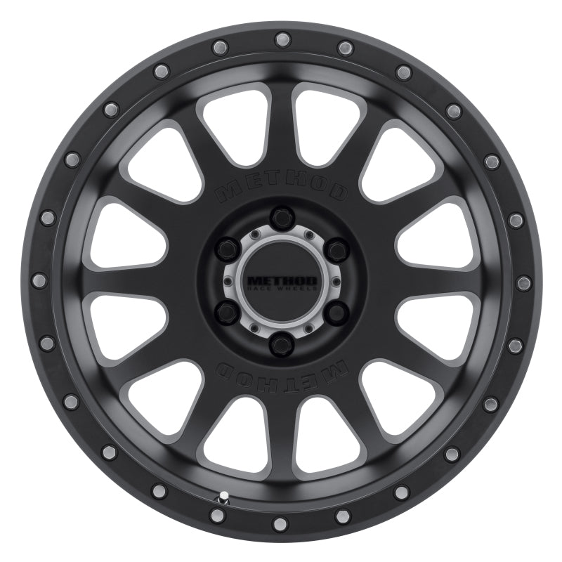 Method MR605 NV 20x10 -24mm Offset 6x5.5 106.25mm CB Matte Black Wheel - DTX Performance