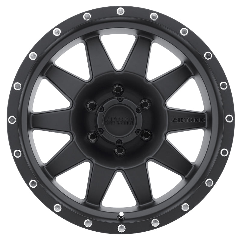 Method MR301 The Standard 17x8.5 +25mm Offset 6x4.5 83mm CB Matte Black Wheel - DTX Performance