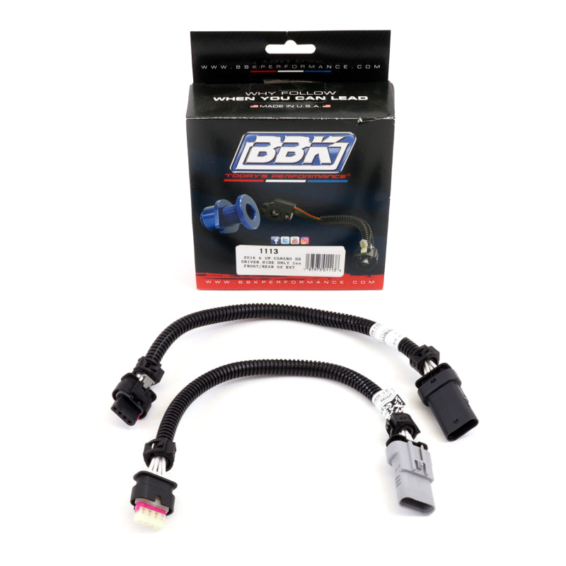 BBK 16-20 Chevrolet Camaro 6.2L SS O2 Sensor Extensions (AUTO ONLY Drivers Side 1 Front & 1 Rear) - DTX Performance