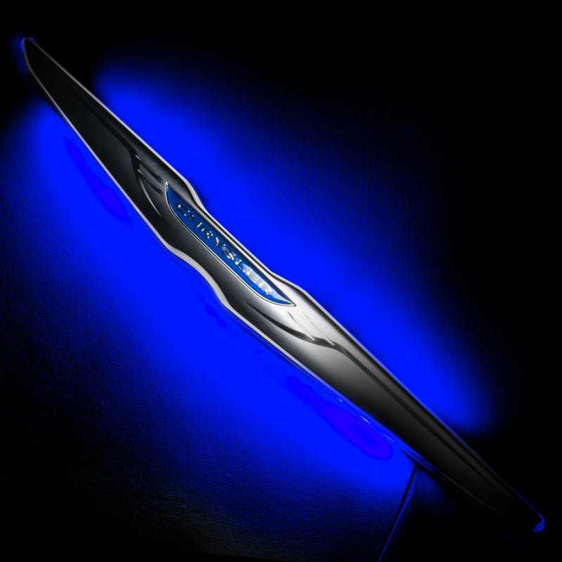 Oracle Chrysler Illuminated LED Sleek Wing - Blue - DTX Performance