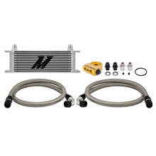 Load image into Gallery viewer, Mishimoto Universal Thermostatic Oil Cooler Kit 13-Row Silver - DTX Performance