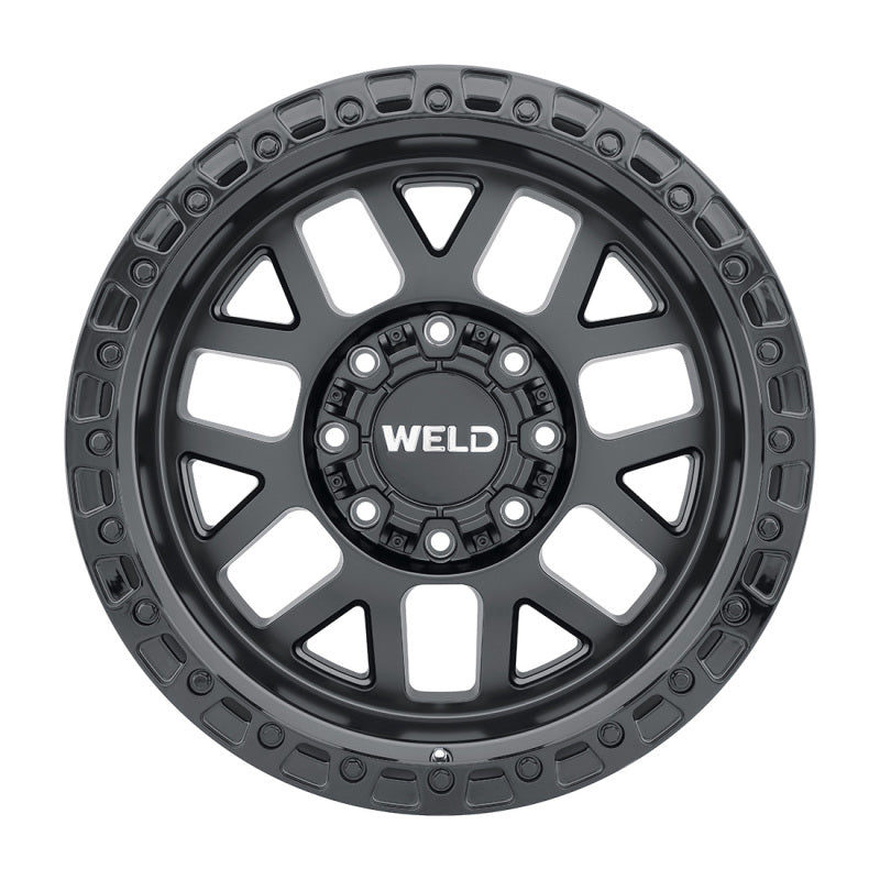 Weld Off-Road W104 20X12 Cinch 8X180 ET-44 BS4.75 Satin Black / Gloss Black 124.3 - DTX Performance