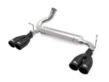 Load image into Gallery viewer, aFe Vulcan Series 2.5in 304 SS Axle-Back Exhaust Black 07-18 Jeep Wrangler (JK) V6-3.6/3.8L - DTX Performance