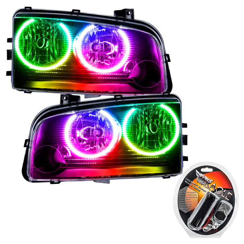 Oracle 05-10 Dodge Charger SMD HL (Non-HID) - ColorSHIFT - DTX Performance