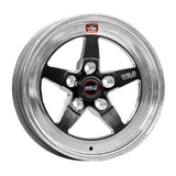 Weld S71 15x10 / 5x4.75 BP / 8.5in. BS Black Wheel (Low Pad) - Non-Beadlock