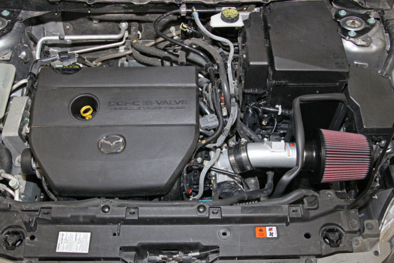 K&N 69 Series Typhoon Performance Intake Kit 2011-13 Mazda 3 L4-2.0L - DTX Performance