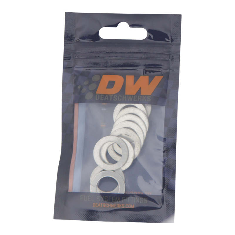 DeatschWerks -4 AN Aluminum Crush Washer (Pack of 10) - DTX Performance