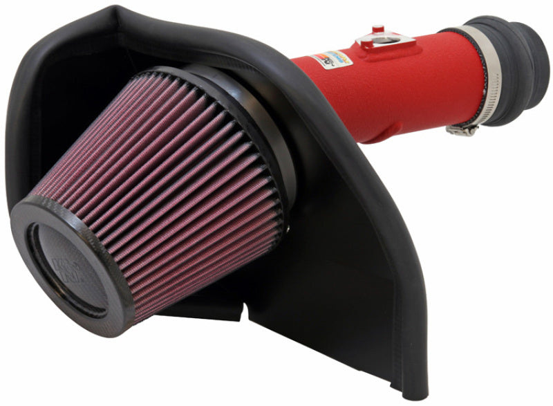 K&N 08-11 WRX/STi 2.5L H4 Red Typhoon Short Ram Intake - DTX Performance